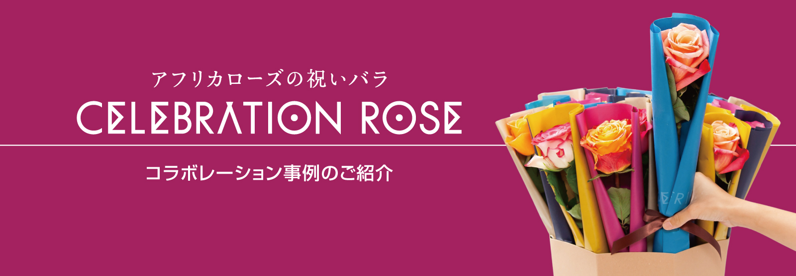 「CELEBRATION ROSE」コラボレーション事例のご紹介